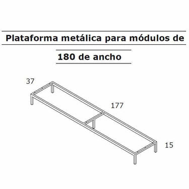 Mueble salón composición Asti ambiente 10 con mueble TV y vitrina en colores variados