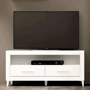 Mueble salón compuesto ASTI ambiente 8 con mueble TV, vitrina y estante personalizable