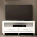 Mueble TV 130 cm ASTI con 2 cajones y hueco central personalizable