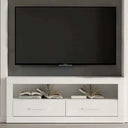 Mueble TV astí 130 cm con 2 cajones y hueco central personalizable