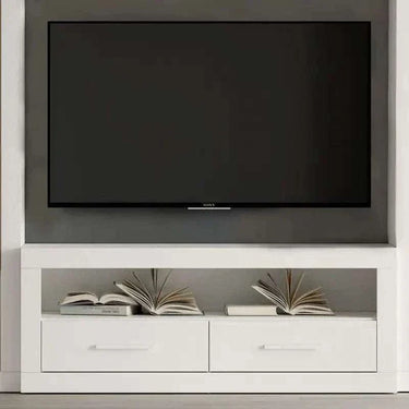 Mueble TV astí 130 cm con 2 cajones y hueco central personalizable