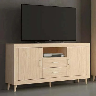 Mueble TV ASTI con 2 cajones, 2 puertas y hueco central personalizable