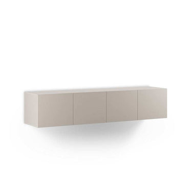 mueble tv colgado perla con 4 puertas diseño moderno y funcional
