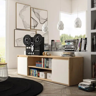 Mueble TV dos puertas y dos huecos 178 cm LECCE