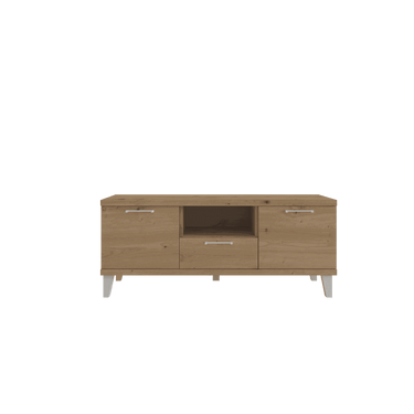 Muebles salón comedor Bolonia con vitrina y mueble para TV moderno y funcional