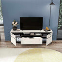 Muebles salón comedor ROMA estilo nórdico con vitrina y mueble TV