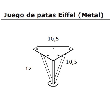Mueble TV 2 puertas y 2 huecos ASTI 180 cm