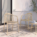 Silla de jardín apilable modelo Ubilam en colores variados para interior y exterior