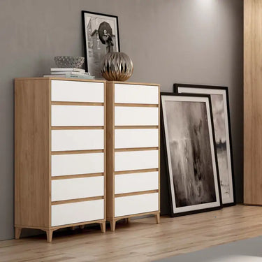 Sinfonier 6 cajones LUCCA tirador Uñero