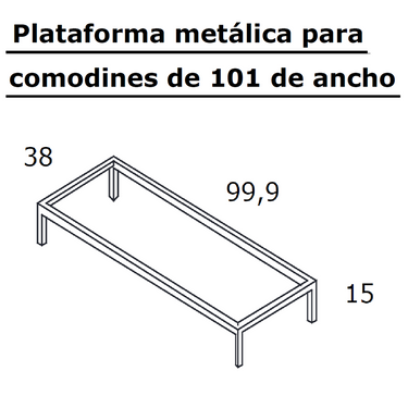 Cómoda 5 cajones LUCCA Tirador J