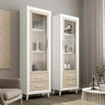 Vitrina ASTI con 1 puerta, 2 cajones y estantes personalizable