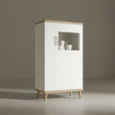 Mueble salon comedor BOLONIA moderno con vitrina y mueble TV en ambiente 3