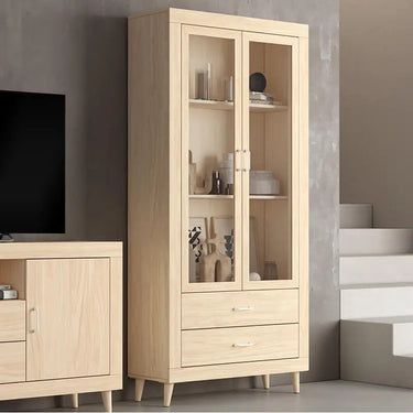 Vitrina 2 puertas y 2 Cajones ASTI