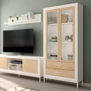 Vitrina 2 puertas y 2 Cajones ASTI