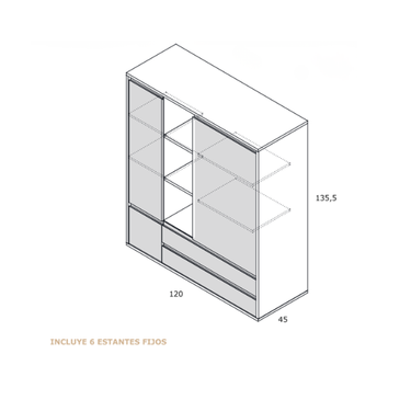 Módulo Auxiliar Salón Tivoli